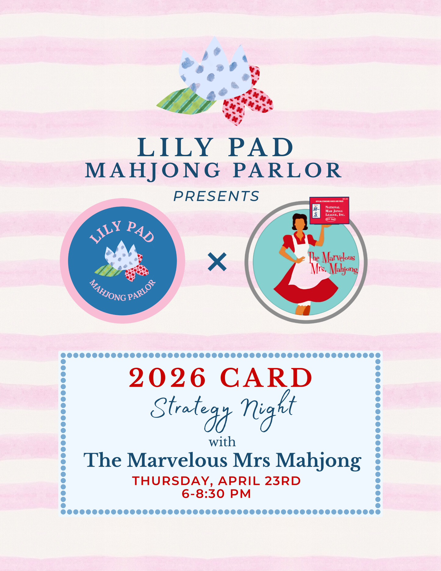 2026 Card Strategy Night with The Marvelous Mrs. Mahjong